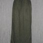 MISS RUDY Long Earthy Striped Lagenlook Skirt M L