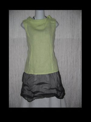 TSD Two Star Dog Cute Collared Shapely Shirt Tunic Top Small S