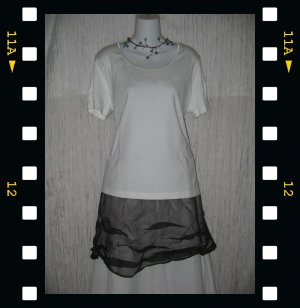 J. JILL Soft White Cotton Knit Pullover Shirt Top X-Large XL
