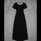 CLOTHESPIN Funky Boutique Textured Cotton Dress Black Small S