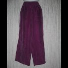 Monika Turtle Studio Boutique Soft Fuschia Rayon Wide Leg Pants X-Large XL