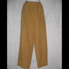 LEILEI Elegant Long Lined Silk & Wool Trousers Pants X-Large XL