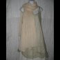 New Anne Klein Ethereal Cream Gathered Nylon Art to Wear Scarf