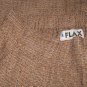 New FLAX Long Chocolate Tweed Linen Pocket Skirt Jeanne Engelhart Small S