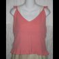 New MaxStudio Soft Azalea Pink Cashmere Tunic Top Sweater Medium M