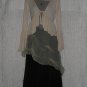 New NY Collection Loose Black Rayon Velvet Gauchos Pants 20