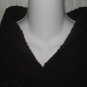 KAREN SCOTT Chocolate Brown Nubby Knit Pullover Sweater Top Medium M