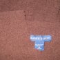 KAREN SCOTT Chocolate Brown Nubby Knit Pullover Sweater Top Medium M