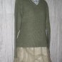 J. Crew Seafoam Green Nubby Knit Pullover Sweater Top Medium M