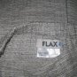 New FLAX Long Black & White Tweed Linen Pocket Skirt Jeanne Engelhart Small S