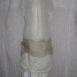 New Grace Dane Lewis Ethereal Gathered Cream Silk Tunic Top Blouse 10