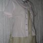 SOLITAIRE Shapely Pink Cotton Button Top Shirt Engelhart FLAX X-Small XS