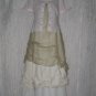 SOLITAIRE Shapely Pink Cotton Button Top Shirt Engelhart FLAX X-Small XS