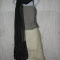 New Echo Gossamer Black Gathered Lagenlook Art to Wear Scarf