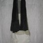 New Echo Gossamer Black Gathered Lagenlook Art to Wear Scarf