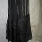New Echo Gossamer Black Gathered Lagenlook Art to Wear Scarf
