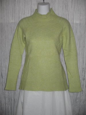 Nazareno Chiatti Soft Green Knit Tunic Top Sweater Small S