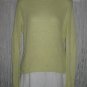 J. Jill Light Green Layered Knit Tunic Top Sweater Medium M