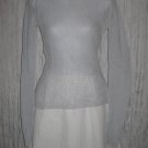Banana Republic Light Blue Knit Pullover Sweater Top Small S
