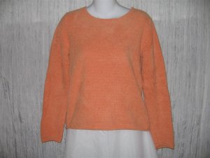 J. Jill Soft Orange Chenille Knit Pullover Sweater Top X-Small XS