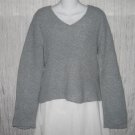 J. Crew Soft Blue Gray Nubby Knit Pullover Sweater Top XL