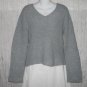 J. Crew Soft Blue Gray Nubby Knit Pullover Sweater Top XL