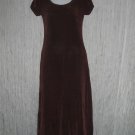 ZANONI by Jalate Long Shapely Slinky Purple Knit Dress S