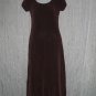 ZANONI by Jalate Long Shapely Slinky Purple Knit Dress S
