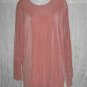 FLAX Slinky Tunic Top Shirt Jeanne Engelhart Small S