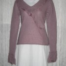 New Ventilo La Colline Soft Purple Mohair Wool Sweater Top S M