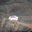 SOLITAIRE Loose Cut Dark Artsy Denim Jeans 12 / 14