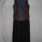 New CLOTHESPIN Purple Bamboo Silk Fitted Shell Blouse Shirt Top Small S
