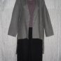 RIALTO California Shapely Gray Belted Jacket Top S M
