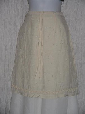Belonde Boutique Shapely Knee Length Drawstring Skirt Large L
