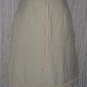 Belonde Boutique Shapely Knee Length Drawstring Skirt Large L