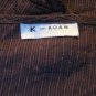 K per KOAN Boutique Shapely Striped Jacket Medium M