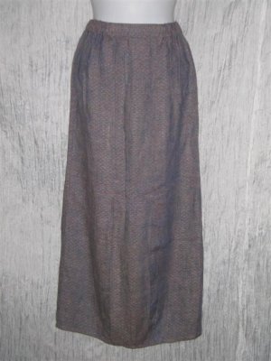 FLAX Purple Textured Bubble Skirt Jeanne Engelhart Petite P