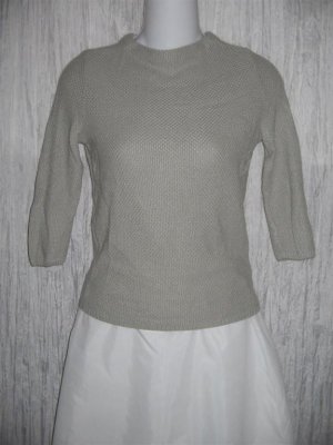 SYSTEM Soft Gray Knit Pullover Sweater Top X-Small XS
