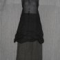 FLAX by Jeanne Engelhart Assymetrical Gingham LINEN Skirt Small S