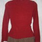 Fureria Soft Wispy Red Shapely Pullover Sweater Size 10 / 12