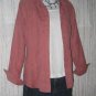 NEW YORK COMPANY Soft Sueded Mauve Button Shirt Top X-Small XS