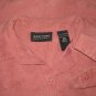 NEW YORK COMPANY Soft Sueded Mauve Button Shirt Top X-Small XS