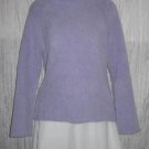 J. Jill Soft Nubby Purple Turtleneck Tunic Sweater Small Petite SP