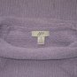 J. Jill Soft Nubby Purple Turtleneck Tunic Sweater Small Petite SP