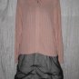 J. Jill Softest Delicate Draping Pink Hooded Zipped Cardigan Sweater M
