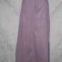 J. Jill Long Shapely Purple Sueded Velvet Skirt Size 8