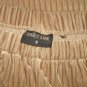 CRAZY LINE Long Tan Stripe Velour Knit Skirt Small S
