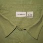 Crossroads Green Cotton Shapely Button Shirt Tunic Top Size 6 Small S