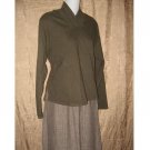 FLAX by Jeanne Engelhart Marsh Falling Leaves SHAPESHIFTER Shirt Tunic Top Small S