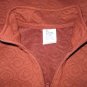 WEEKENDERS Soft Russet Swirl Knit Zipper Jacket Medium M